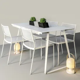 Copenhagen chairs table